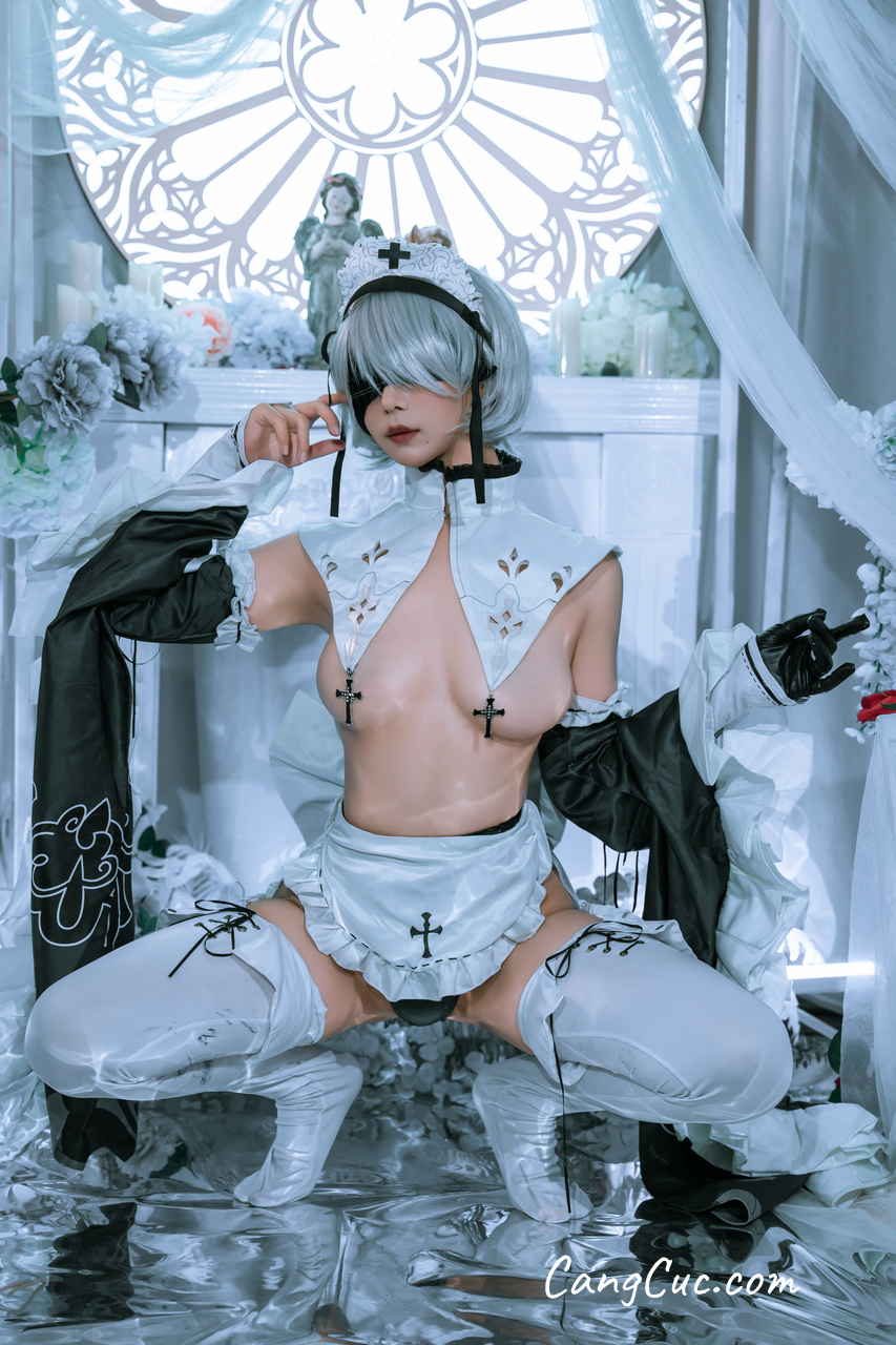 Coser@云溪溪 (Yunx1x1) & 奶桃 – 2B本 YoRHa No.2 Type B 上 ảnh 76